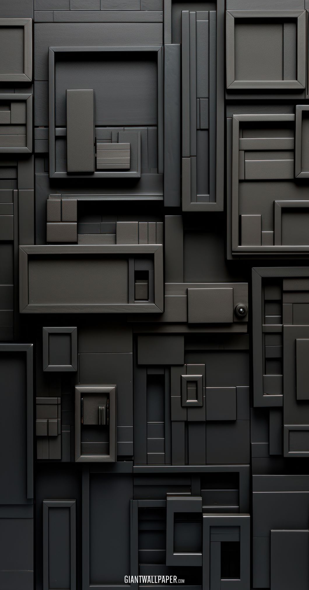 Abstract Composition of Black Blocks