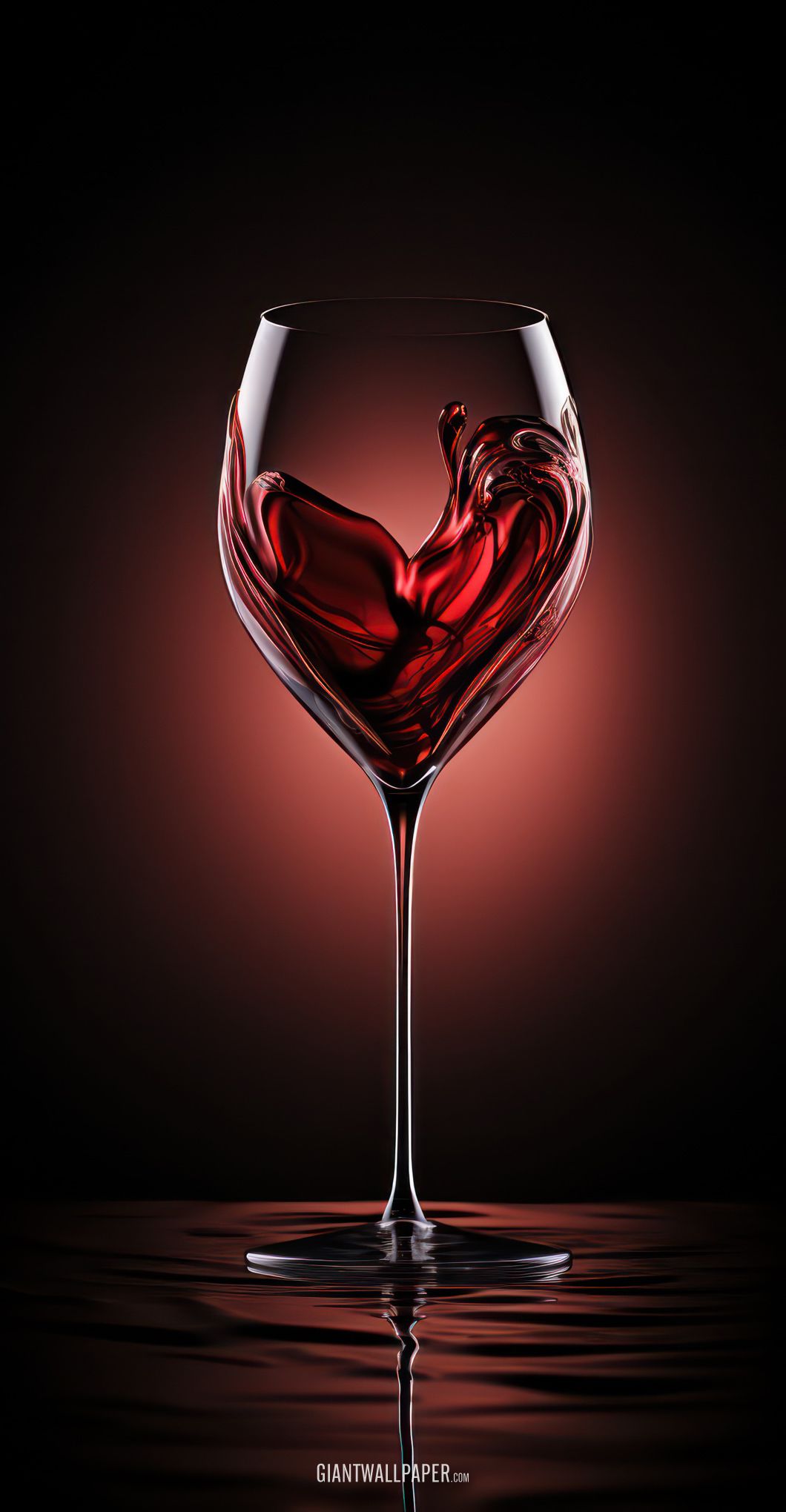 Heart-shaped Wine Glass