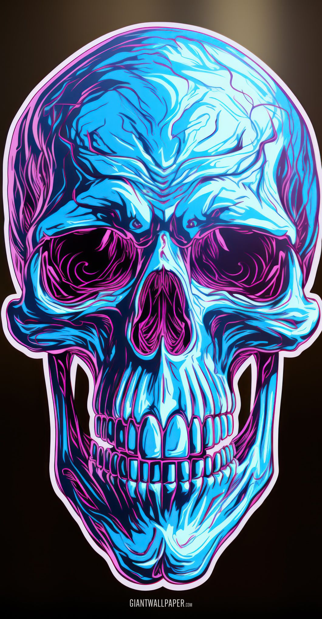 Neon Skull