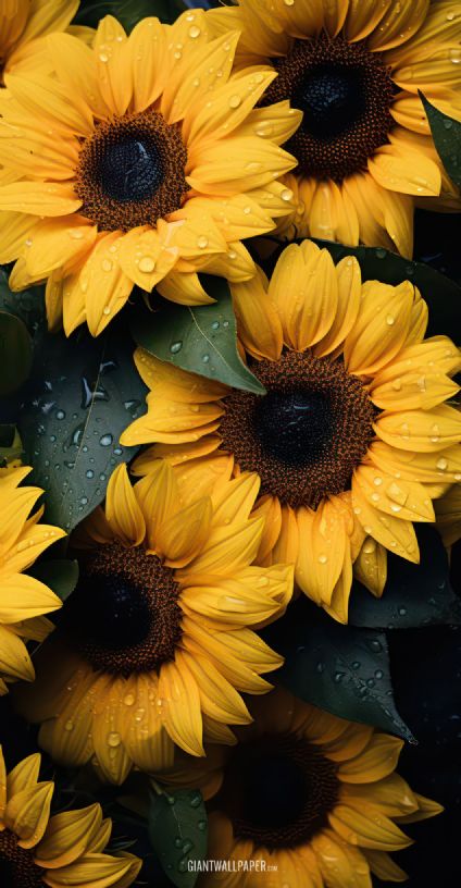 Sunflowers, Yellow Flowers