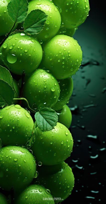 Fresh and vibrant green fruit - a healthy and delicious