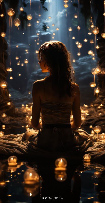 Girl and Candles