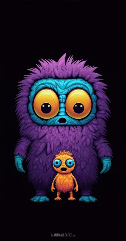 monster, cute, cartoon