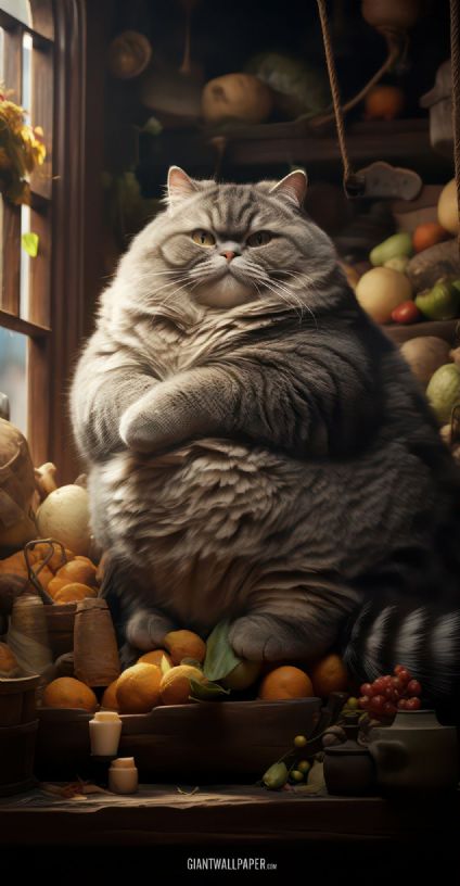 Funny, Fat, Cat