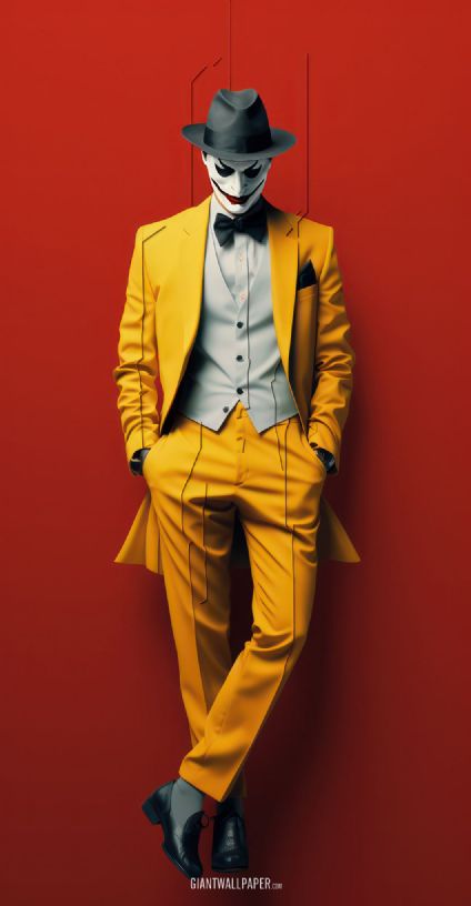 Joker in Vibrant Yellow Suit