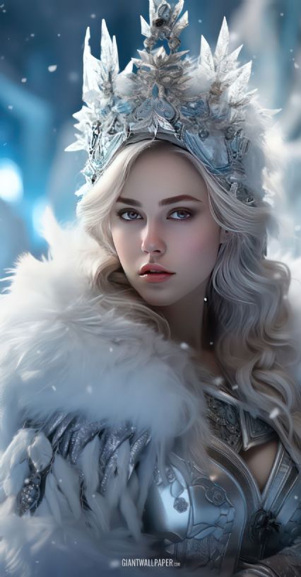 Queen of Snow, Woman, Lady, Beauty, Beautiful