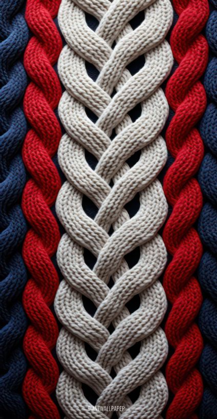 Red White and Blue Twist, Rope, String